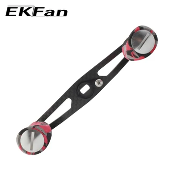 EKFan 105mm 7*4mm Camuflaj Serie Fibra de Carbon Si EVA Buton de Pescuit Tambur Mâner Pentru Rocker Tambur Filare se Ocupe de
