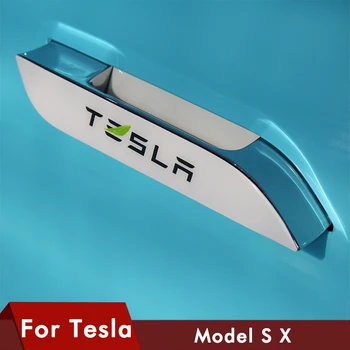 Heenvn Modele Din Fibra De Carbon Mânerul Ușii Mașinii De Acoperire Pentru Tesla Model S Usa Protector Autocolant Decal Folie Model X Paza Accesorii