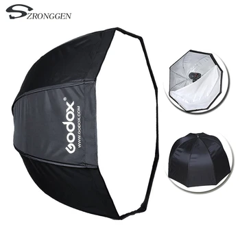 Godox 80cm / 31.5 în Godox Portabil Octogon Umbrela Softbox Brolly Reflector pentru Bliț Speedlight