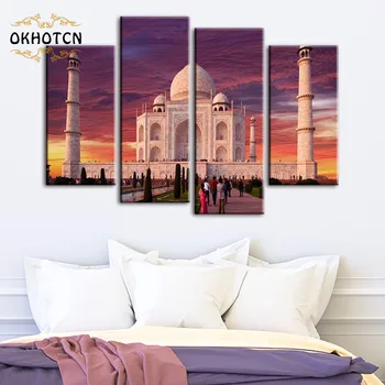 Taj Mahal Arta De Perete Poster Hd Imprimare Panza Pictura Noptiera Dormitor Living Room Decor Modular Imagine Decorațiuni Interioare Moderne