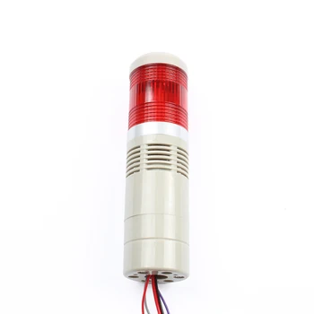 Siguranța Stiva Lampă Roșie Flash Industriale Turn Semnal de Lumină LTA-205 Roșu Sunet 110V 12V 24V 220V 1 strat de securitate de avertizare pe buzzer