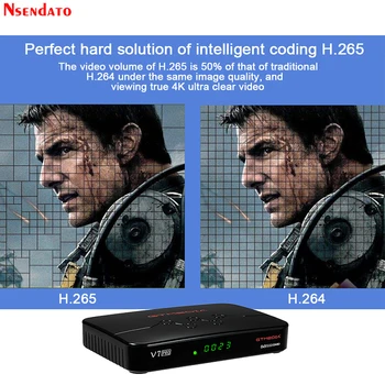 2020 NOU GTMEDIA V7 pro DVB-S/S2/S2X+T/T2 Decodor Card CA Receptor Satelit TV Built-in WIFI tv box Pentru H. 265 Biss Key Youtube