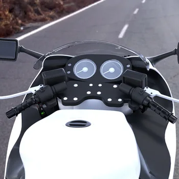 WUPP motociclete electrice de încălzire se ocupe de iarna 12V modificarea cu comutator afișaj digital mâner reglabil de temperatura