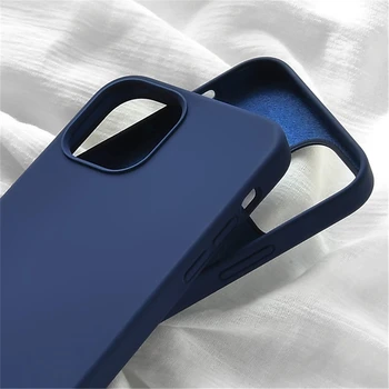 Lichid de Silicon de Caz Pentru iPhone 12 Pro Max MagSafe Magnectic de Încărcare Wireless iPhone12 Mini