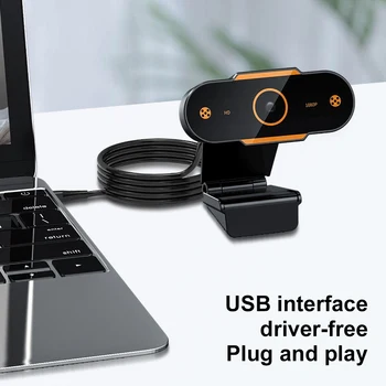 De înaltă Definiție USB Webcam Live Streaming Camera cu Microfon pentru Computere, Laptop-uri