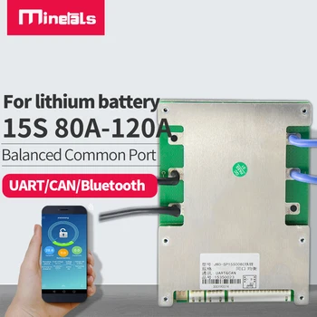 15s 48v BMS Bluetooth port comun echilibru LiFePo4 UART/POT dual comunicare 120 de sus calculator inteligent baterie li-ion de protecție
