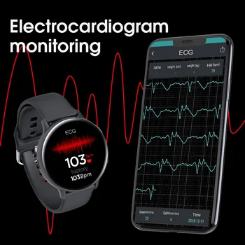 2020 S2 Ecg Ppg Ceas Inteligent Bărbați Femei Bluetooth Apel IP68 rezistent la apa de Ritm Cardiac Sport Smartwatch Pentru Android IOS Fitness Ceas