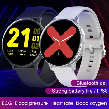 2020 S2 Ecg Ppg Ceas Inteligent Bărbați Femei Bluetooth Apel IP68 rezistent la apa de Ritm Cardiac Sport Smartwatch Pentru Android IOS Fitness Ceas
