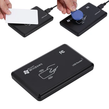 125 KHz RFID ID EM Card Reader Writer Copiator cu 5PCS EM4305 Cheie Tag-ul + T5577 Card de Control al Accesului de Siguranță Acasă
