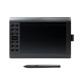 GAOMON M106K 10 Cm Pictura Tableta Grafica pentru Desen cu USB Digital Art Comprimat cu 12 Exprima Chei