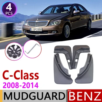 Mudflap pentru Mercedes-Benz C-Class C-Class W204 2008~Fender Garda Mud Flaps Noroi, Accesorii 2009 2010 2011 2012 2013