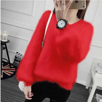 Nurca cașmir pulover femei cașmir pulovere tricotate pur nurca de culoare Personalizate gratuit shippingM19011