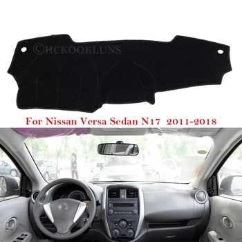 Tabloul de bord Capacul de Protecție Pad pentru Nissan Versa Sedan N17 Almera Sunny Latio 2011~2018 Accesorii de Bord Parasolar Covor