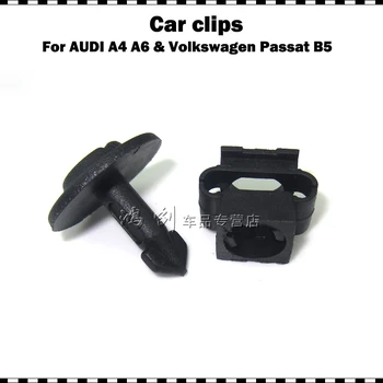 12set materiale Plastice clip pentru Audi A4 A6 VW Passat B5 Sub Capacul Motorului Undertray Montaj Clip Set Motor de Masina de pază clipuri