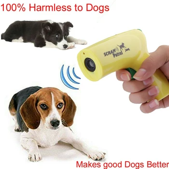 Cainele Dog Repeller Cu Ultrasunete Anti Latrat Dispozitiv De Formare Dog Chaser Cu Laser Infraroșu Mini Portabil Dresor De Animale De Companie Consumabile