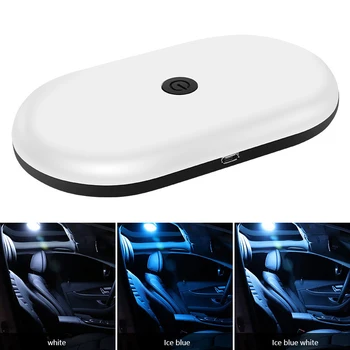 Lumina de noapte cu Led-uri Auto Acoperiș Lampa Auto Interior de Mașină Dom Lectură Ușoară Atingere de Încărcare USB Atmosfera Lampă de Plafon Lumina