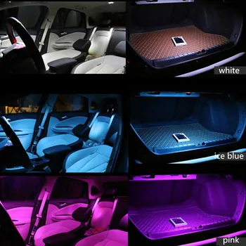 17pcs Alb Canbus LED-uri Auto de Interior Kit de Lumina Pachet Pentru Porsche Cayenne 955 957 2003-2010 accesorii lectură Interioară lumini
