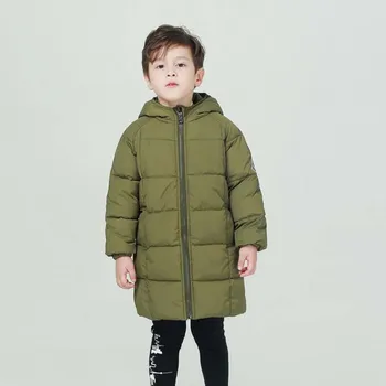 Copii Alb Rață Jos Jachete Casual Baieti Jos jachete cu gluga pentru copii haine de iarnă de înaltă calitate în aer liber fete uza pentru 1-8Y
