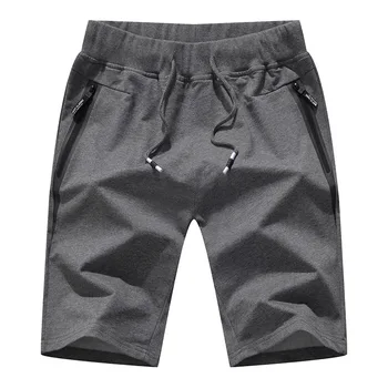 Nouă Bărbați pantaloni Scurți de Bumbac Elastic Talie Jogger 2020 Casual de Vara pantaloni Scurți de Plajă Masculin Tricotate pantaloni Scurti Mens Îmbrăcăminte de Brand M-5XL