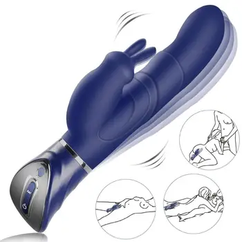 G Spot Rabbit Vibrator Stimulator Clitoris Baghetă Magică Penetrare Penis Artificial Femeie Clitoris Sex-Shop Pentru Femei Jucării Pentru Adulți