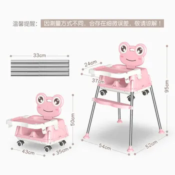Baby Scaun de luat Masa Multifunctional Pliabil Portabil pentru Copii Masa Scaun de Învățare pentru Copii Stând în scaun Scaun