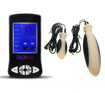 Electro Soc kit , Electrice Mari +Mici de Silicon Anal, Dop de Fund Dop Vaginal Stimularea Masaj Medical Jucarii Sexuale De Cuplu