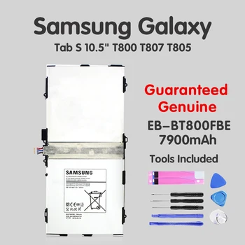 Original Tablete Baterie EB-BT800FBE Pentru Samsung T800 Galaxy Tab S 10.5 T801 T805 Li-ion de Înlocuire Batteria 7900mAh + Instrumente