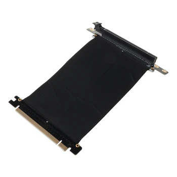 PCI Express PCI-e3.0 16x Cablu Flexibil Card de Extensie Port Adaptor de Mare Viteza Riser Card - Unghi Drept