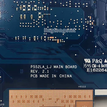 Akemy P552LA Placa de baza Pentru Asus P552 P552L P552LA P552LJ Laptop Placa de baza Testat Cu I3-4005 CPU GT920M 2GB