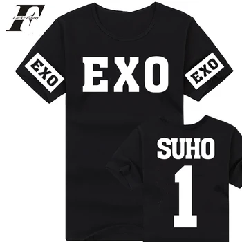 Kpop EXO fitness Femei T shirt Harajuku tricouri Ropa Mujer Topuri de Femei T-shirt Îmbrăcăminte de Brand kawaii Hip Hop Tricou Femme