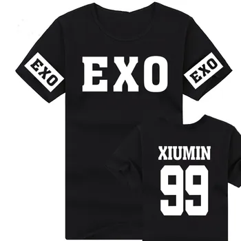 Kpop EXO fitness Femei T shirt Harajuku tricouri Ropa Mujer Topuri de Femei T-shirt Îmbrăcăminte de Brand kawaii Hip Hop Tricou Femme