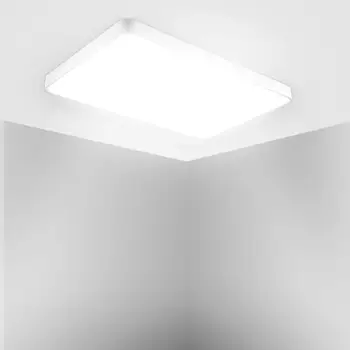 72W Ultra Subțire Pătrat Plafon cu LED-uri în Jos Lumina Baie Bucatarie Living Lampa Zi/Alb Cald flux luminos