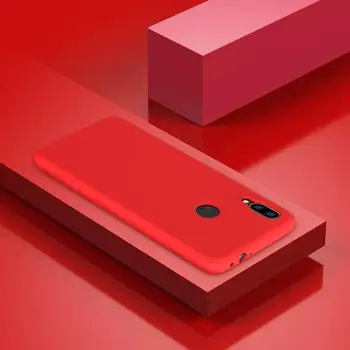 Nillkin Tpu Cauciucat Nota 7 Pro Caz pentru Xiaomi Redmi Nota 7 Caz Lichid de Silicon Atingere Moale Capacul din Spate Nilkin Caz de Telefon