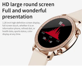 V23 Ceas Inteligent 2020 Bărbați Femei Ecran Complet Tactil IP67 rezistent la apa Rata de Inima Sange Monitor pentru iOS Android Sport Smartwatch