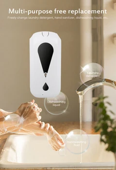 Inteligent Automat Senzor Lichid Touchless Montat Pe Perete Dozator De Săpun De Inducție Spumare Spălare De Mână Dispozitiv Smart Home
