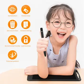 12 țoli LCD Ștergerea Parțială tăbliță de Scris Portabil Ultra Subțire de Desen Digitale Tabletă Electronică Scrisul tampoane pentru Copii