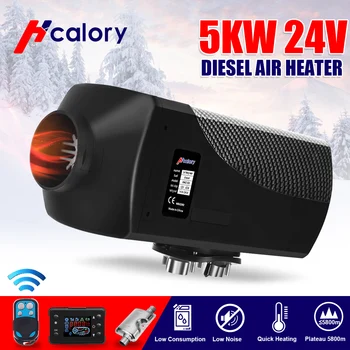 5KW 24V Aer Diesel de Încălzire de Încălzire de Parcare Cu Control de la Distanță Monitor LCD de Încălzire Auto Amortizor Pentru gratuit