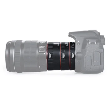 Montați Adaptorul de Obiectiv Focalizare Automată AF Macro Extensie Tub Inel Pentru Canon EOS EF-S Lens 750D 80D 7D T6s 60D 7D 5D 550D