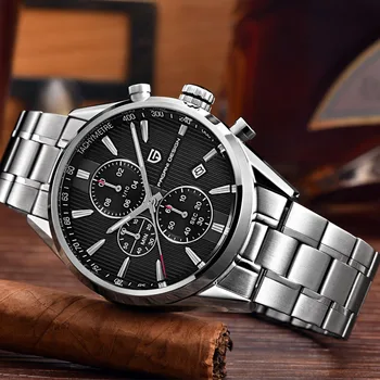Brand de lux PAGANI DESIGN Cronograf Ceasuri de Afaceri Bărbați rezistent la apa 30m Japoneză Mișcarea Cuarț Ceas pentru Bărbați reloj hombre