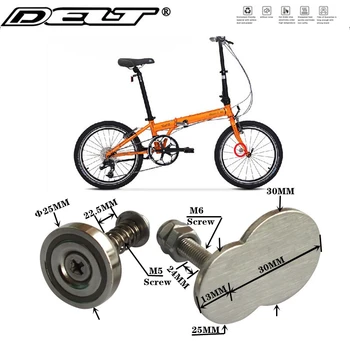 1buc Pliere biciclete biciclete magnet pliabil Blocare M5/M6 Șurub pentru KBC083 KA072 KA083 KAC082 PDA006 PA083 PAA084 FA083 Accesorii