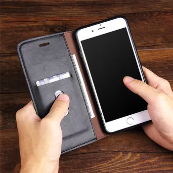 Magnetic Piele Flip case Pentru Samsung Galaxy S8 S9 Plus S10 S20 FE S21 Ultra Nota 9 10 Lite Portofel Suport Card Slot Capacul suportului