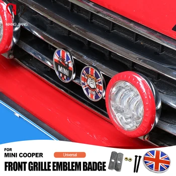 Masina Grila Fata cu Emblema, Insigna de Metal Decal Autocolante pentru Mini Cooper S countryman Clubman R55 R56 R57 R58 R59 R60 R61 F55 F56