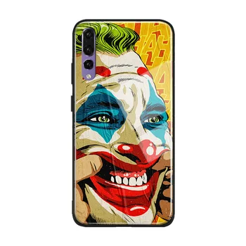 Joker poster art silicon moale telefon de sticlă acoperi caz shell pentru Huawei Honor V Mate P 9 10 20 30 Lite Pro Plus Nova 2 3 4 5