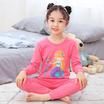 2021 Iarna Băieți Fete Pijamale Desene animate Seturi de Pijamale cu Mâneci Lungi Pijamale Copii, Pijamale pentru Copii Costum de Noapte, Pijama Infantil