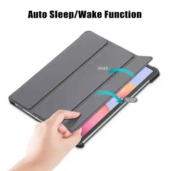 KatyChoi Moda Suport Auto Wake Sleep Inteligent Caz Pentru Huawei MediaPad M5 Lite 10.1 Comprimat Acoperi Caz