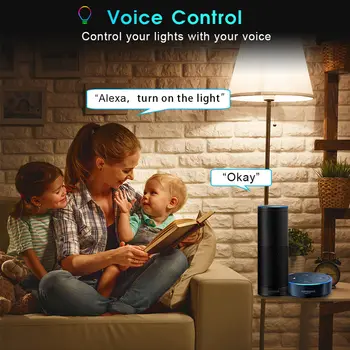 Smart LED-uri Bec de 12W 15W Wifi RGB Lampa E27 Culoare Estompat Bec Led-uri de Lucru Cu Tuya de Viață Inteligentă APLICAȚIA Control Vocal Alexa Google
