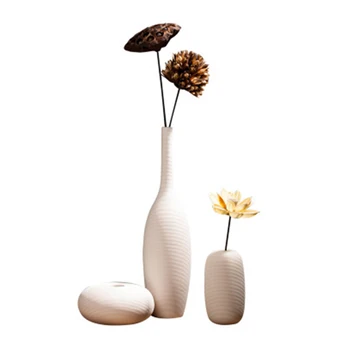 Strongwell Nordic Ceramic Alb Vaza Decor Simplu Aranjament De Flori Living, Masă De Cafea Decor Acasă