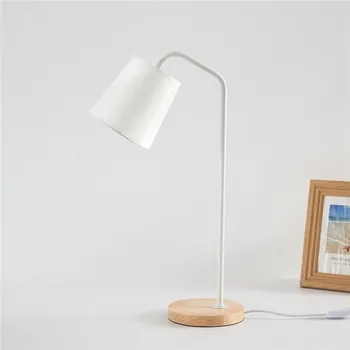 În stil European, creativ studiu dormitor dormitor lampa de citit moderna simplu personalitate din lemn masiv decorativ, lampa de masa WF1024