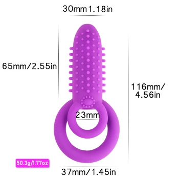 Penis Vibrator Intarziere Ejaculare Vibratoare Penis de sex Masculin Inel Stimulator Clitoris Penis Extender Inel de Blocare Timp de Întârziere Jucărie Sexuală pentru Bărbați