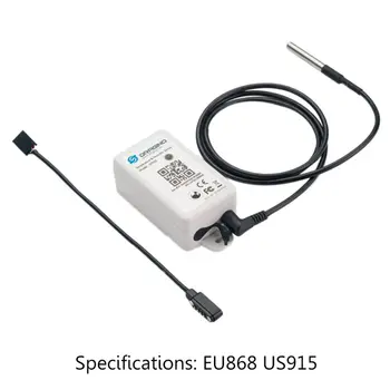 LHT65 Electrice Senzor de Temperatură și Umiditate SHT20 DS18B20 cu 2400mAh Baterie de 3200 de înregistrări de date EU868 US915